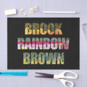 3 Prachtige forelhuiden Tissuepapier (Craft)