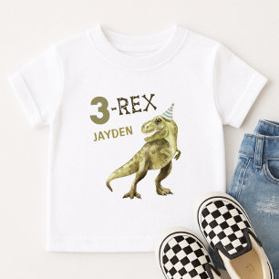3-Rex Schattige Dinosaurus Drie Rex Verjaardagsfee