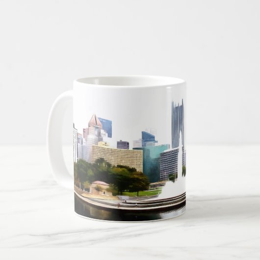 3 Rivières Pittsburgh Coffee Mug (Devant gauche)