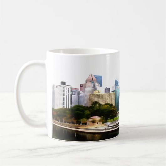 3 Rivières Pittsburgh Coffee Mug (Gauche)