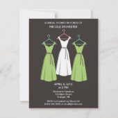 3 robes Invitations de douches nuptiales (Devant)