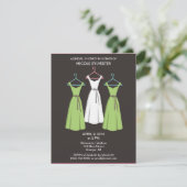 3 robes Invitations de douches nuptiales (Debout devant)