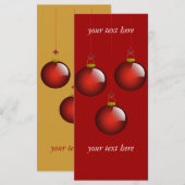 3 Rode Ornamenten (Voorkant / Achterkant)