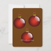 3 Rode Ornamenten Kaart (Achterkant)