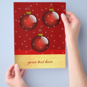 3 Rode Versiersels Flyer (Hand)