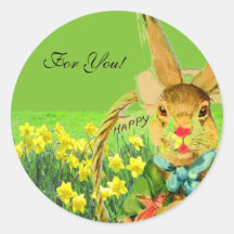 3" ROND POUR VOUS CADEAU STICKER SRINGTIME!