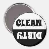 3"Ronde Vaatwasser Schone Vuile Indicator Magneet (Voorkant / Achterkant)