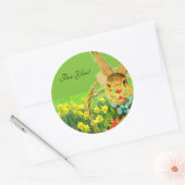 3"RONDE VOOR U CADEAU STICKER SRINGTIME! (Envelop)