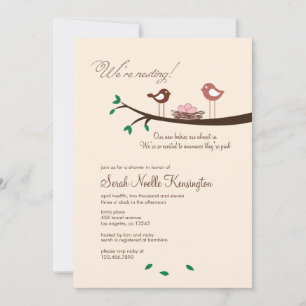 3 Roze eieren Triplet Girls Baby shower Invitation Kaart