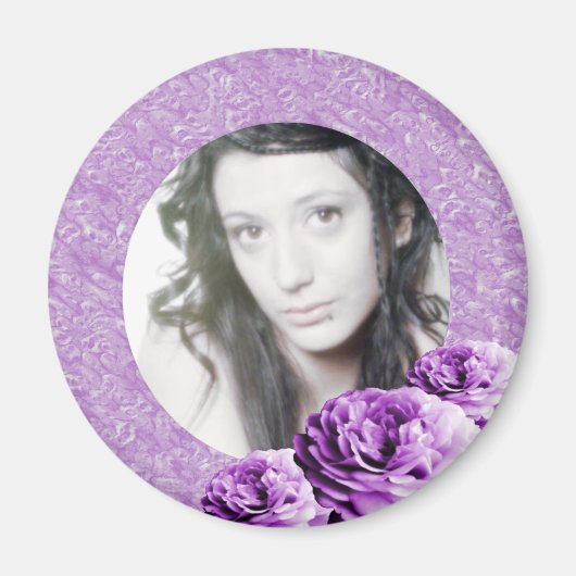 3 Rozen/foto Magneet (Voorkant)