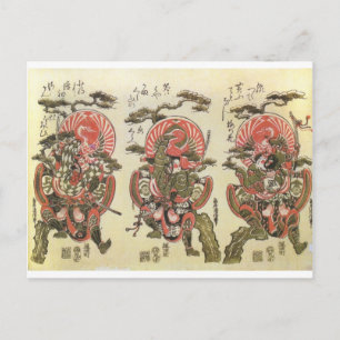 3 Samurai Briefkaart