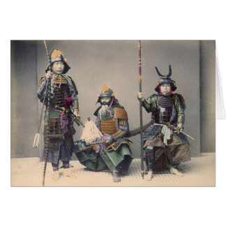 3 Samurai in Armor Foto