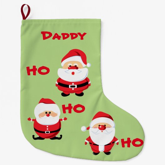 3 Santas Grote Kerstsok (Voorkant)