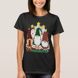 3 Schattigee kerst kabouters zweeds god jul nordic T-shirt