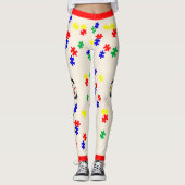 # 3 Sensibilisation à l'autisme - Leggings (Devant)