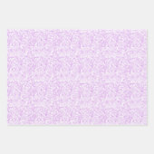 3-Set Floral Wrapping Paper Flat Sheet (Voorkant 2)