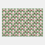 3 sets kerstinpakpapier inpakpapier vel (Voorkant 3)