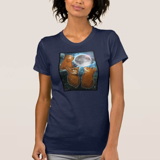 3 Shirt Strollercat Moon (Voorkant)