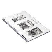 3 singes Carnet personnalisé singe année (Côté Droit)