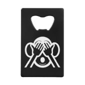 3 Singes Sages Mizaru 見 ざ る Ne Voir AUCUN Emoji Ma (Devant)