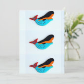 3 sirènes carte d'invitation (Debout devant)