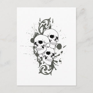 3 Skulls Briefkaart