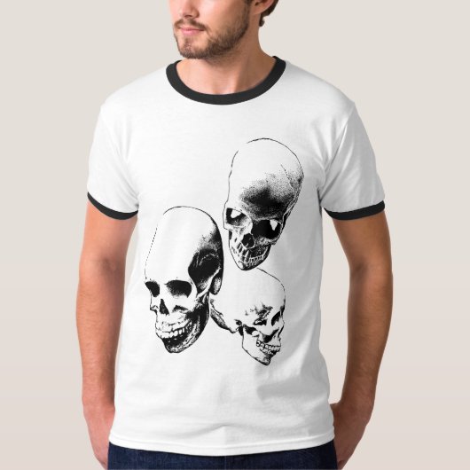 3 Skulls T-shirt (Voorkant)
