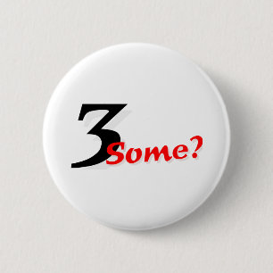 3 Sommige? Ronde Button 5,7 Cm