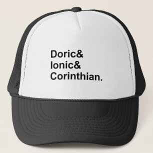 3 Soorten Griekse Zuilen Dorisch Ionisch Korinth Trucker Pet