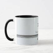 3 Sphere Silver Text Professional Mug (Gauche)