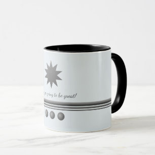 3 Sphere Silver Text Professional Mug