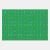 3 st. Eclectische boom inpakpapier (Voorkant 3)