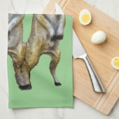 3 Staande Meerkats Thunder_Cove Theedoek (Quarter Fold)