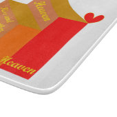 3 stappen naar de hemel snijplank (Hoek)