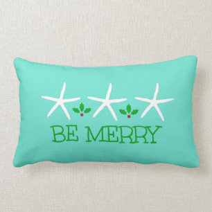 3 Starfish Be Merry Kerstmis Pillow Kussen