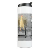 3 Stemmen Waterfles met kippen Thermosbeker (Gedraaid links)