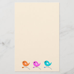3 Stemvogels Briefpapier