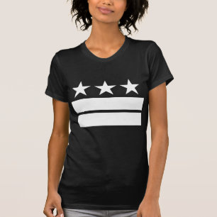 3 sterren 2 Bars T-shirt