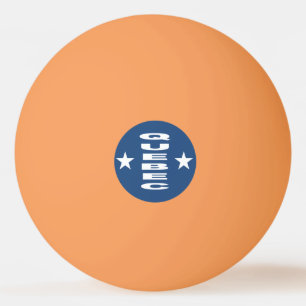 3-sterren DESIGN QUEBEC oranje pingpongbal Pingpongballen
