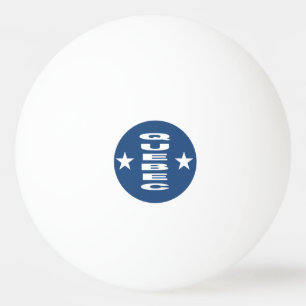3 sterren DESIGN QUEBEC witte ping-pong bal Pingpongballen