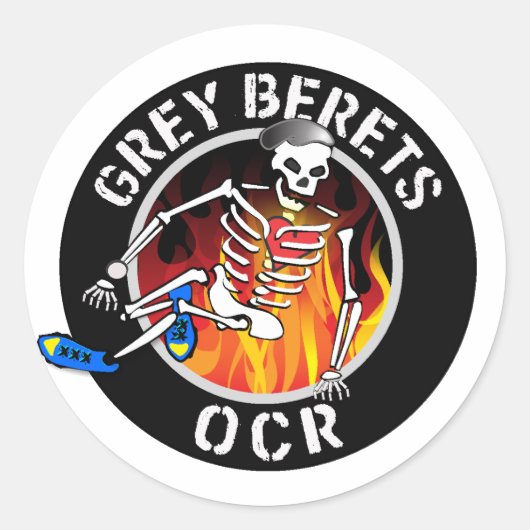 3"STICKERS (6 per orde) Ronde Sticker (Voorkant)