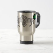 3 tasse courante de voyage des chevaux BABBS (Devant droit)