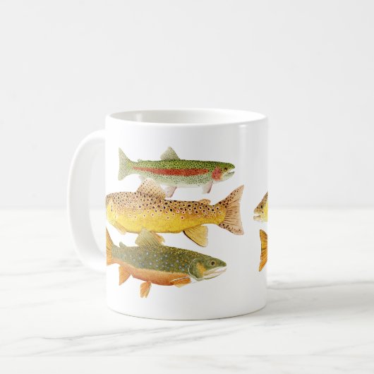 3 tasse de truite (Devant gauche)