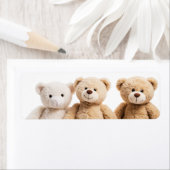 3 teddyberen etiket (Insitu)