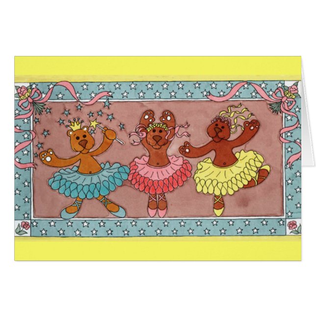 3 Teddy's dansen (Voorkant Horizontaal)