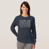 3 Tekenen van het Gezegde van de oude Humor T-shirt (Voorkant volledig)