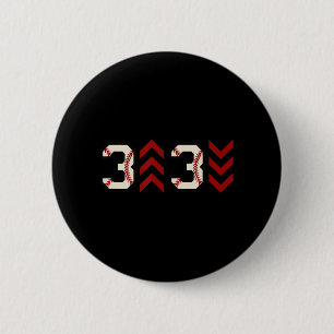 3 tot 3 met 3 met drie met drie met Baseball Softb Ronde Button 5,7 Cm