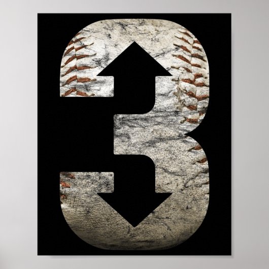 3 tot 3 omlaag drie naar drie omlaag. poster (Voorkant)