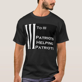 3 tot 3 patriotten die patriotten zonder grenzen h t-shirt