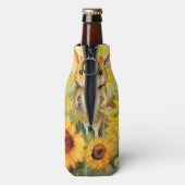 3 van 17 Zonnebloementuin Miceville Flesjeskoeler (Fles Achterkant)